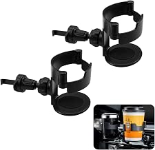Car Cup Holder, 2 Pcs, Universal, Adjustable Ventilation, Ventilation Holder, Black, Plastic