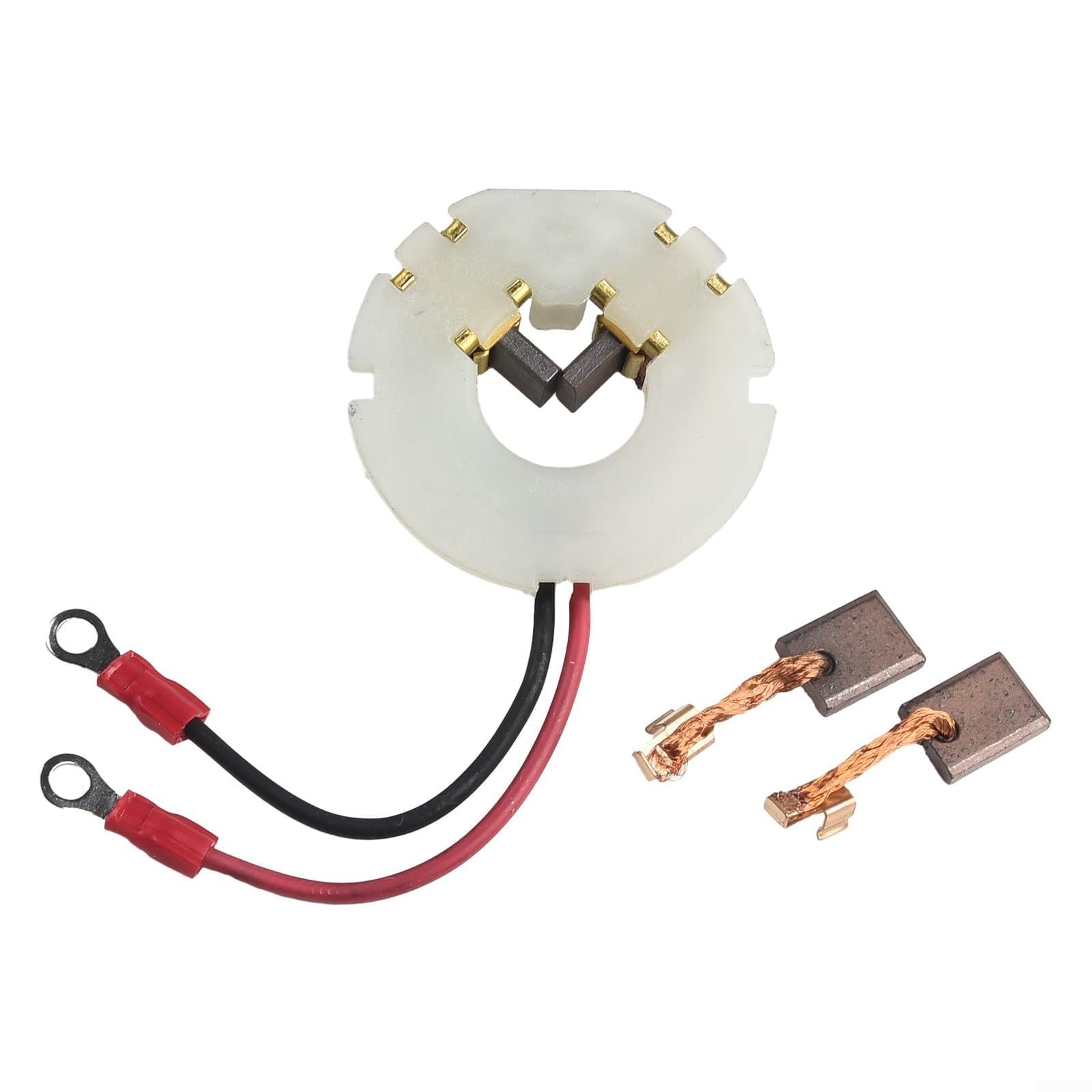 Kit de brosses de charbon pour Makita DHP458 BHP458 DDF458 BDF458, CB440 Porte-brosse à charbon 13 x 10 x 3 mm 4 pièces de qualité supérieure pour outils électriques, kit de réparation de porte-brosse