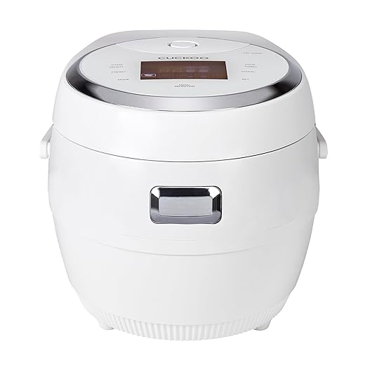 Cuckoo cr-1020f | 10-cup (uncooked) micom rice cooker | 16 menu options: white rice, brown rice & more, nonstick inner pot, designed in korea | white