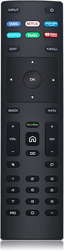 Miniatura 2 de XRT136 Control remoto de repuesto para Vizio LCD LED TV E50-D1 E50-E3 E50U-D2 D43F-F2 D48F-F0 D24H-G9 D32H-G9 V405-G9 con VUDU Netflix PrimeVideo