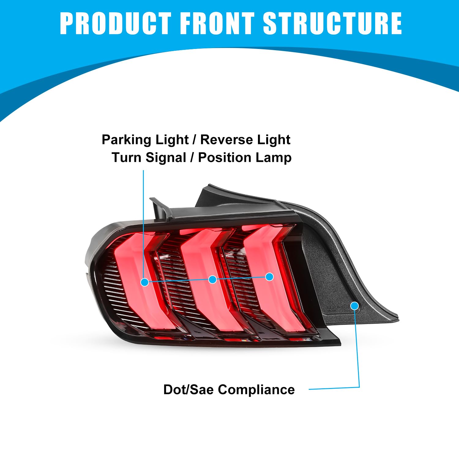 Amazon | 2015 2016 2017 2018 2019 2020 フォード マスタング LED