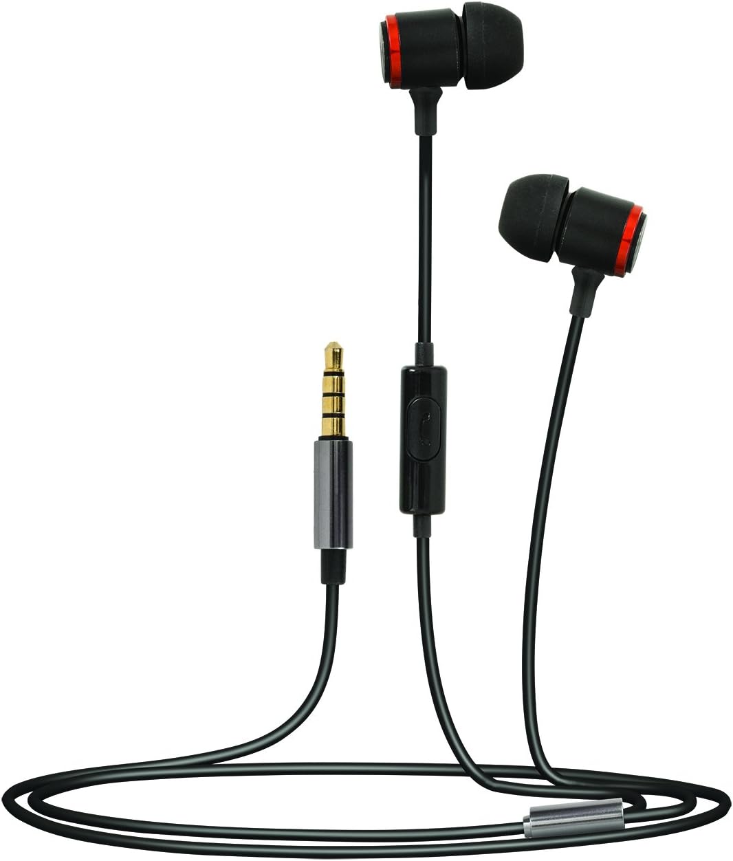 Emerge Black Helix 3.5mm Earbuds