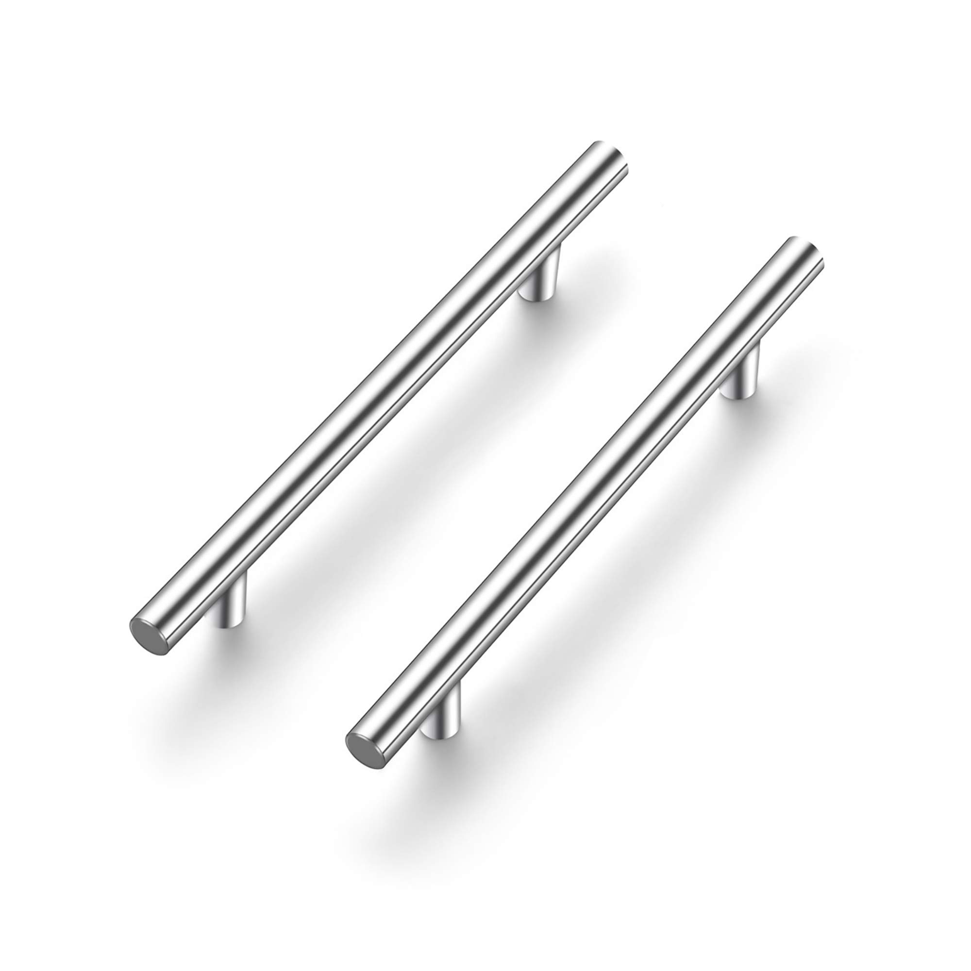 Ravinte 3 Pack 7.38 inch Cabinet Pulls Brushed Nickel Stainless Steel Kitchen Cupboard Handles Cabinet Handles, 5 inch Hole Center