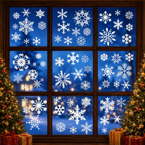 Christmas Snowflakes Window Clings for Christmas Decorations 152Y8ENXK2ON5, 10% Stock:1000 - image 9