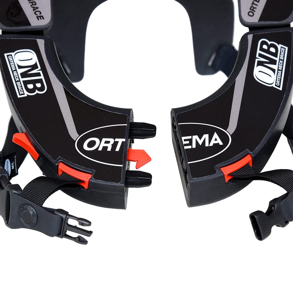 ORTEMA ONB Neck Brace Design K4 – Protección para la nuca – de plástico de alto rendimiento y con cierre rápido de seguridad – para motocross, Enduro, Downhill, Bicicleta, MTB y más