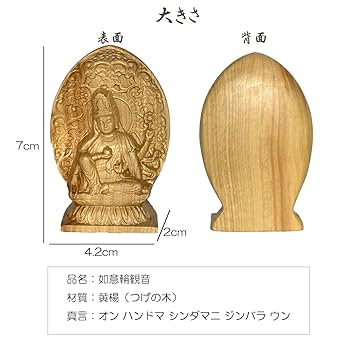 懐中仏 念持仏 如来 観音 なら仏像館 【如意輪観音菩薩坐像】 旧 四天王寺（大阪）塔頭