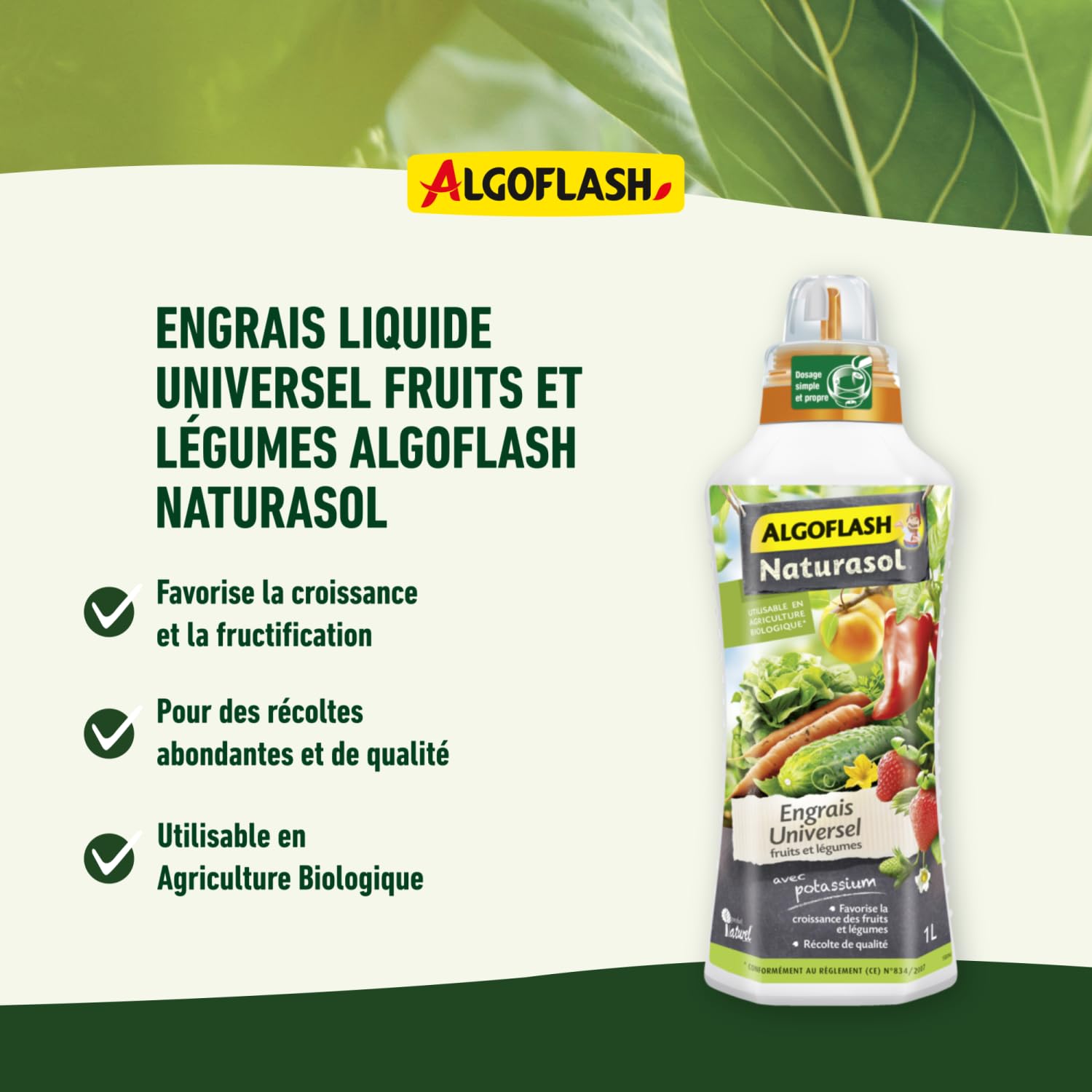 ALGOFLASH NATURASOL ALBIOLEG1 Erde und Bodenbelge, siehe Foto : Amazon.de:  Garten