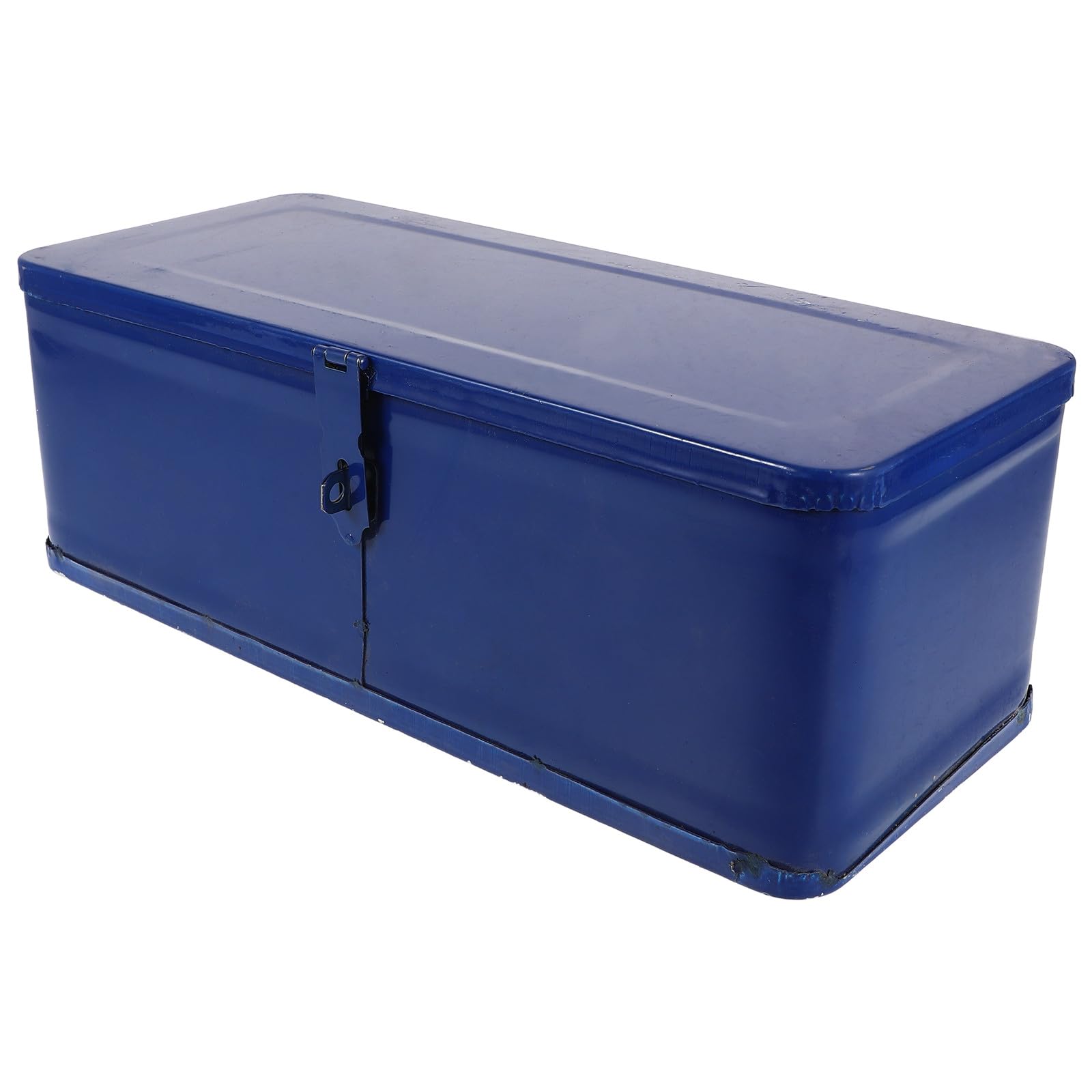 Baluue Boîte à Outils Métallique en Fer Robuste pour Voiture, Conteneur de Rangement D'outils, Grand Format Portable, Organisateur Mécanicien, Usage Domestique et Atelier,