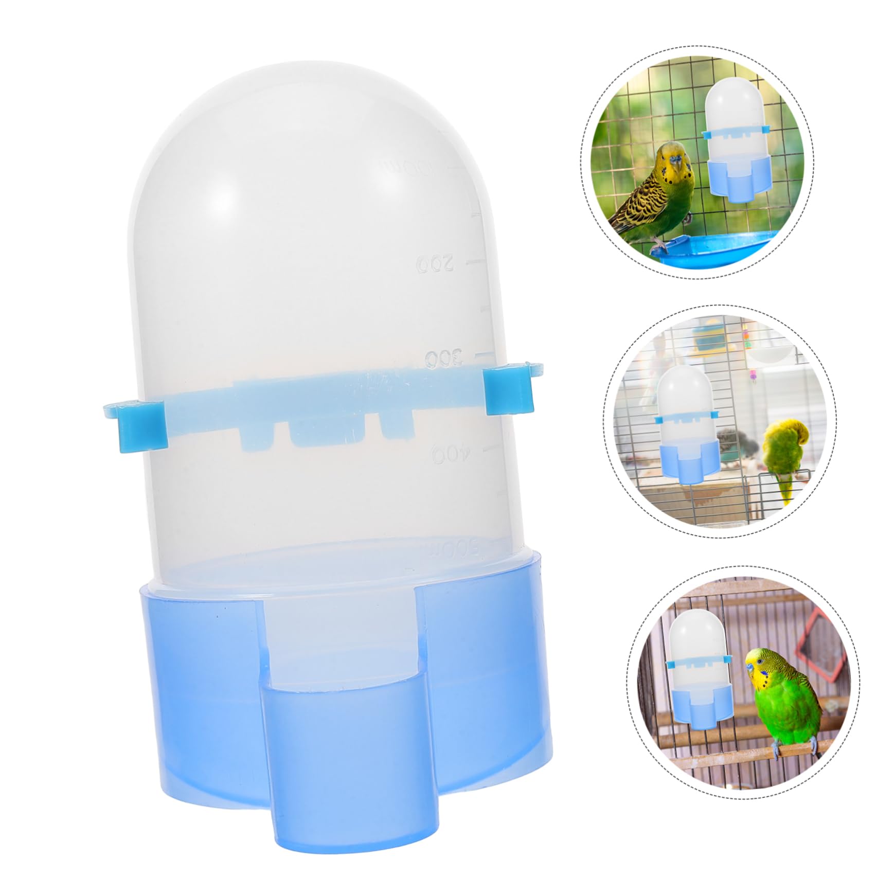 YARNOW 4pezzi Mangiatoia e Abbeveratoio Per Dispenser Per Per Pappagalli e Piccioni Facile Assemblare e Portatile Per Domestici