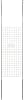Yamazen YAMAZEN Push-Up Partition Wire Type Width 23.6 x Depth 2 x Height 65.6 - 116.3 inches with 4 Hooks Wall-Mounted Storage Wall-Mounted Storage Ceiling Room Divider Assembly Required White