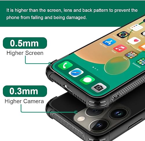 Miniatura 4 de CARLOCA Funda compatible con iPhone 13 Pro Max, diseño gráfico de identidad de rosa, a prueba de golpes, antiarañazos, para iPhone 13 Pro Max