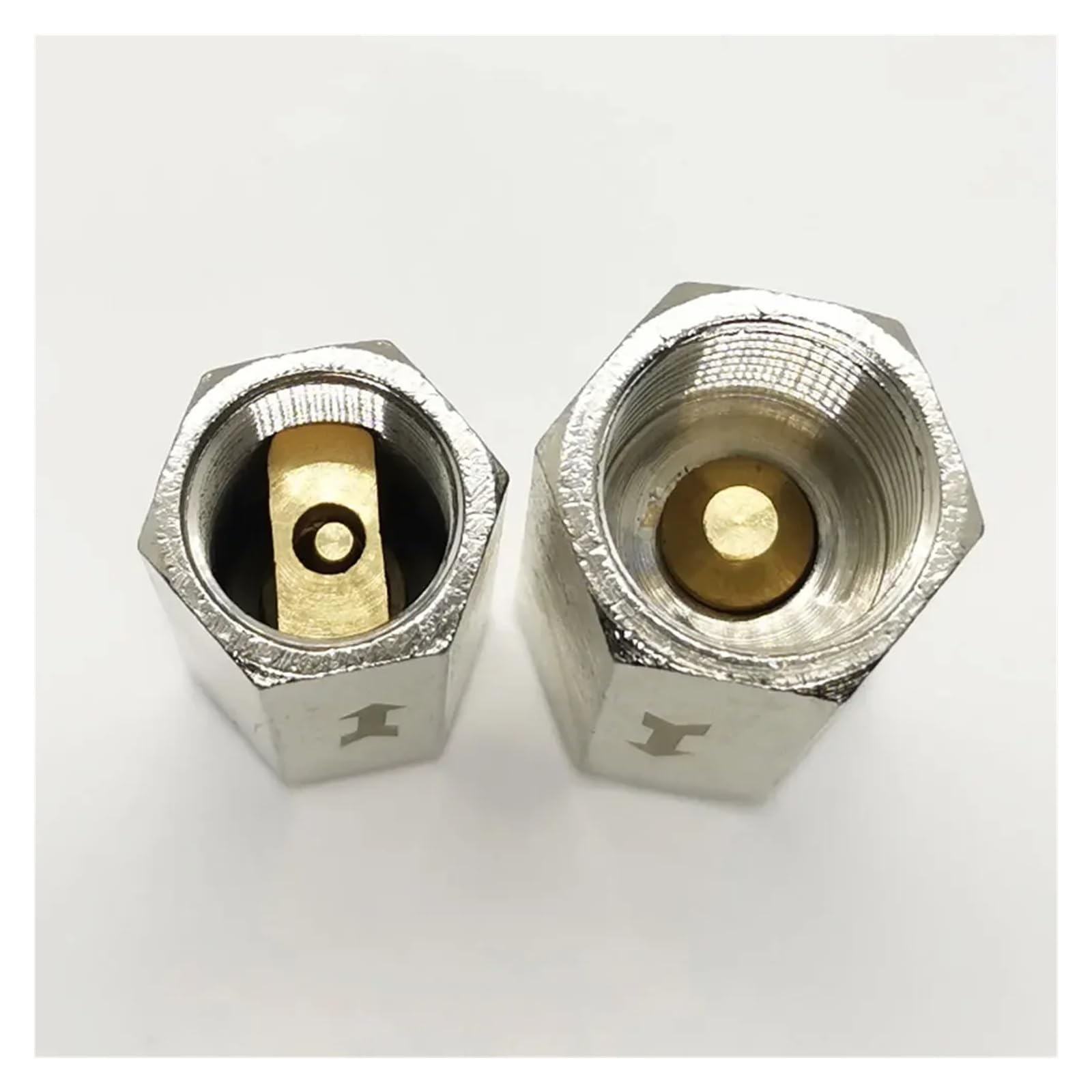 1/8 "1/4" 3/8 "1/2" 3/4 "1" hembra macho latón válvula de retención unidireccional sin retorno agua Gas combustible aceite hogar jardín(Female To Female,3/4")