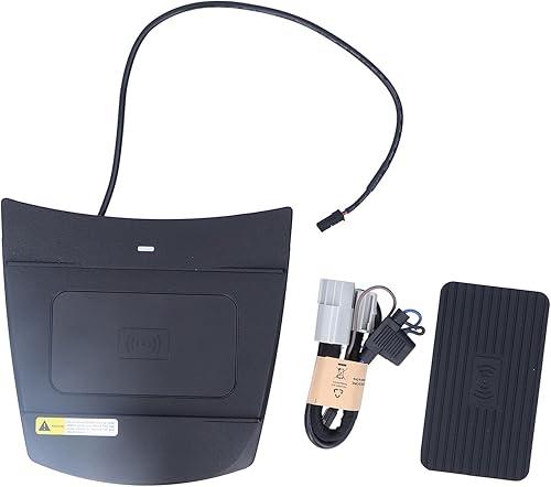 Cargador inalámbrico, almohadilla de carga Qi compatible con Malibu 2016-2019, dispositivo de carga de teléfono de automóvil con base antideslizante