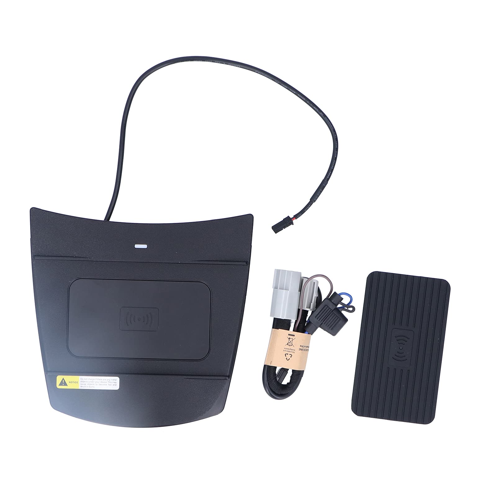 Cargador de coche inalámbrico, carga rápida con base antideslizante para consola central Malibu 2016 a 2019