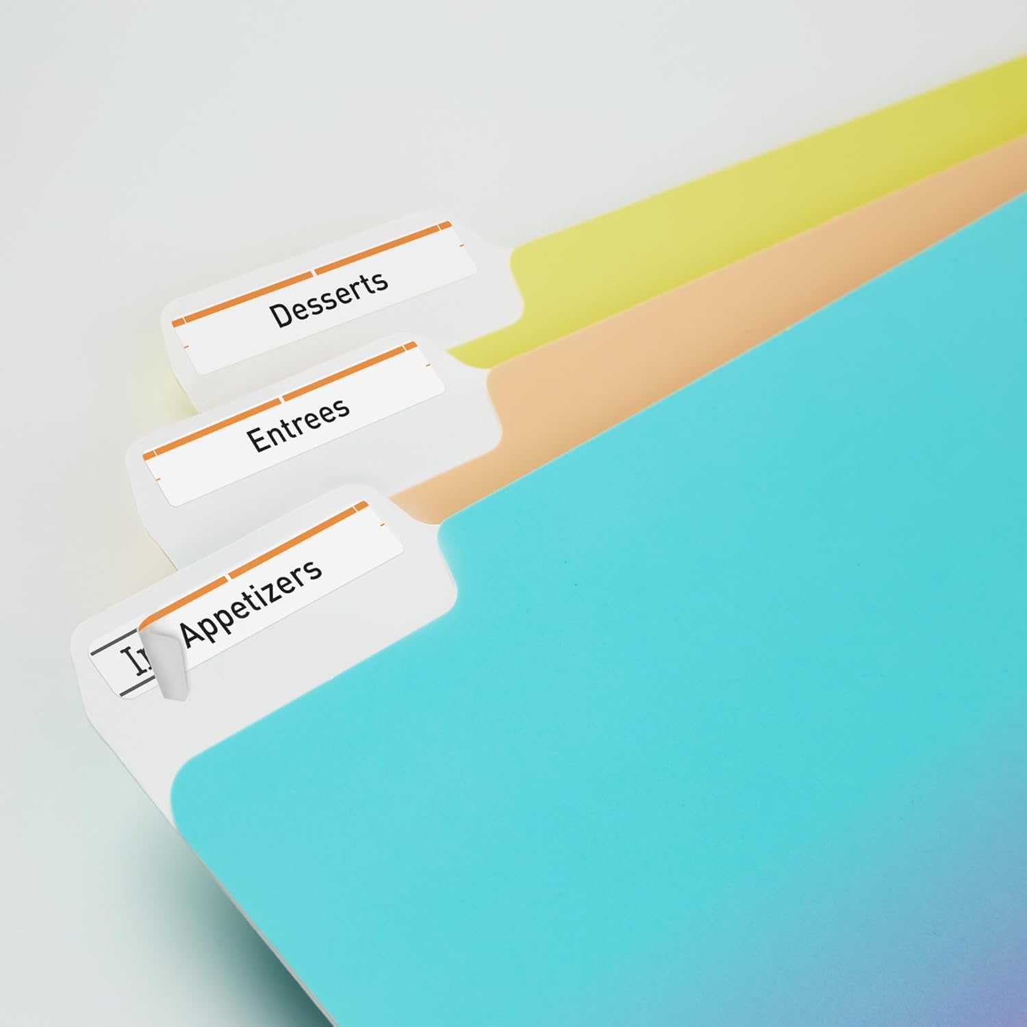 Avery TrueBlock File Folder Labels, 2/3" x 3-7/16", 750 Printable Labels, White/Orange, Permanent (5166) (Pack of 2)