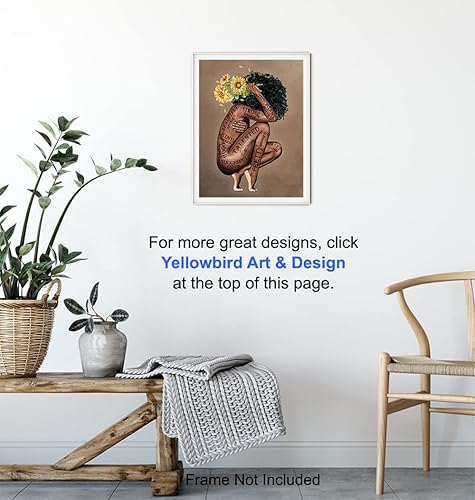 Miniatura 6 de Arte y decoración de pared de mujeres negras, arte negro, obra de arte de pared afroamericana, imagen de mujer afroamericana, impresión de mujeres