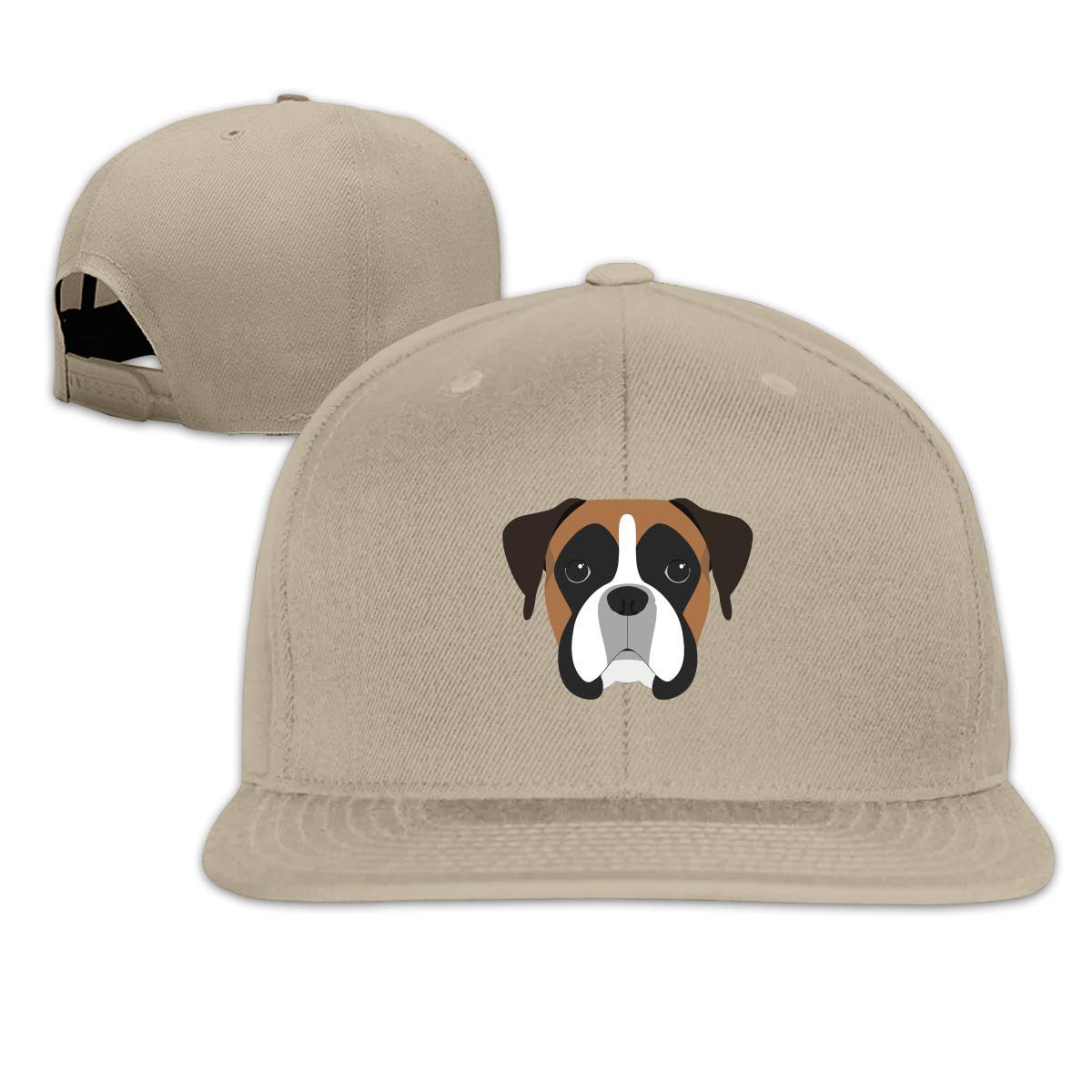 French Bulldog Unisex Hip-Hop Korea Fashion Adjustable Navy Baseball Cap