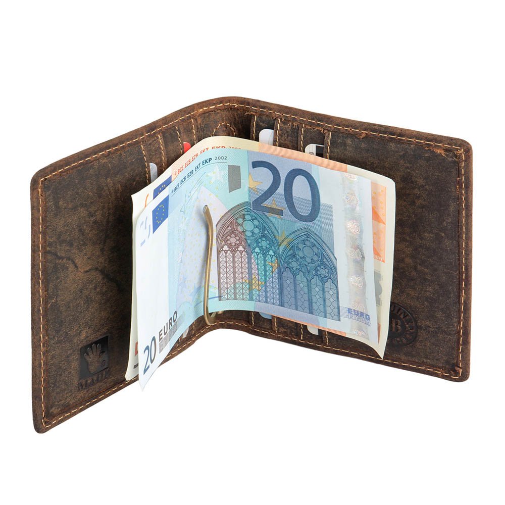 Greenburry Vintage portfel Dollar clip skóra 10,5 cm