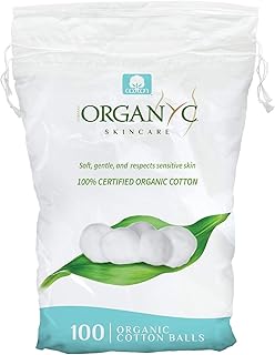 Sponsored Ad - Organyc 100% Organic Cotton Balls for Sensitive Skin, 100 Count