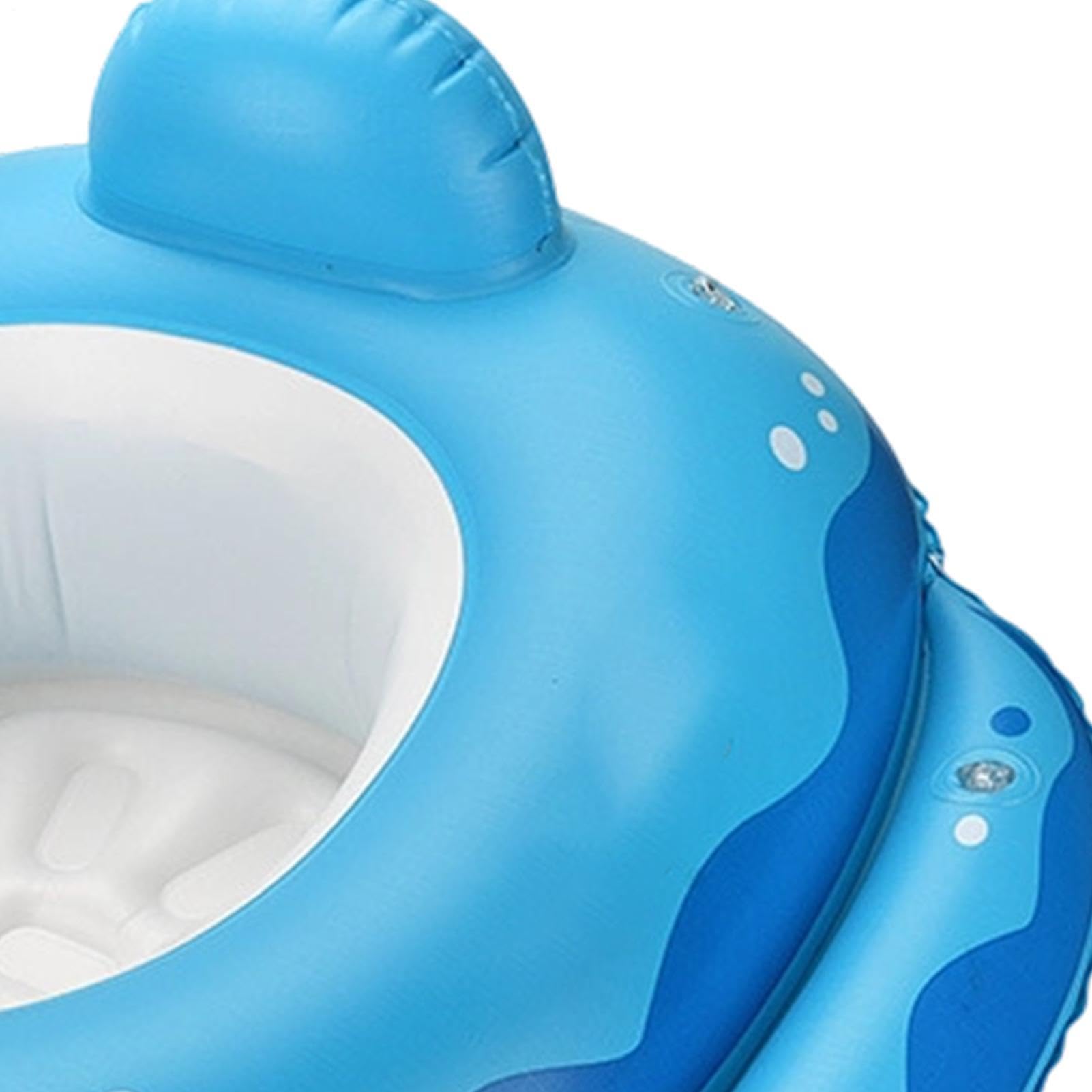 Shark - Piscina gonfiabile a forma di isola da nuoto per bambini | Seggiolino da nuoto per bambini, per spiaggia, parco acquatico, feste, vacanze, viaggi, ragazzi e ragazze