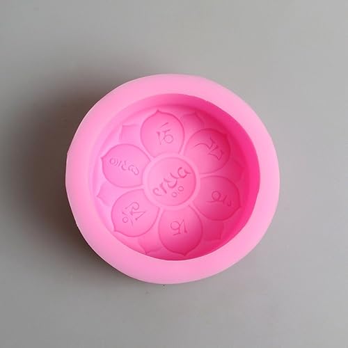 Miniatura 10 de Molde de jabón de silicona para manualidades de flores, molde de fabricación de jabón, vela de resina, molde hecho a mano (14210)