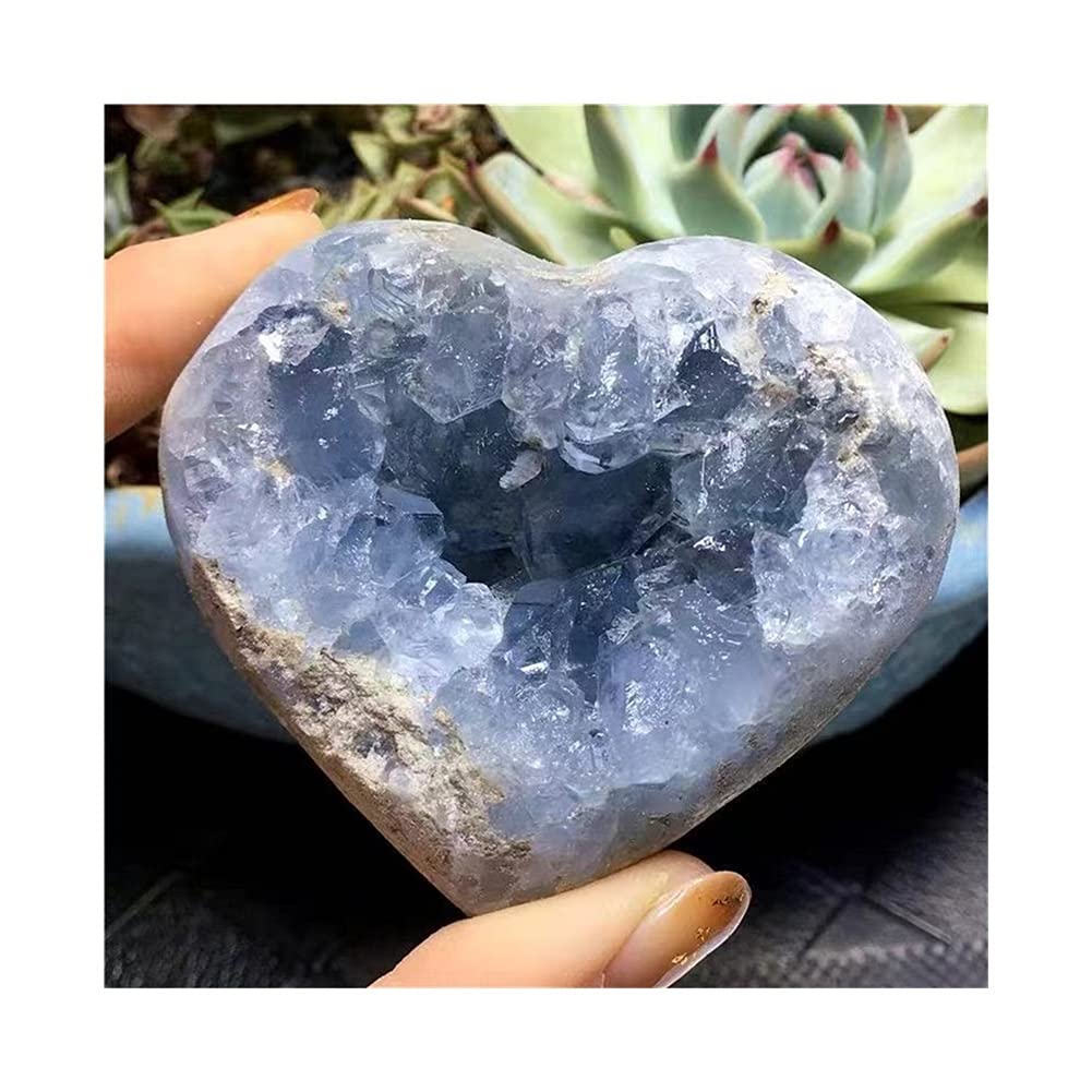 Amazon.co.jp: 天然水晶の原石 マダガスカル天然セレスタイトスカイ