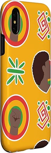 Miniatura 9 de iPhone 14 Plus Black History Month African Pride Pattern Case