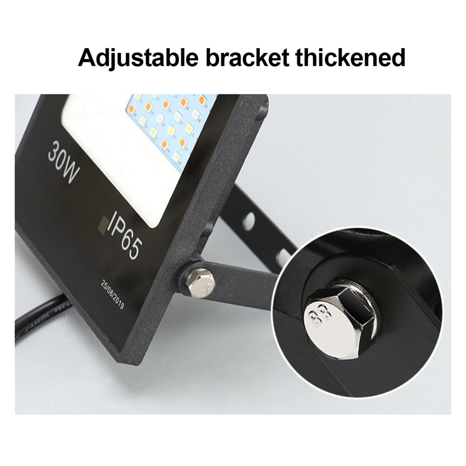 Faretto LED RGB 10W 30W 50W Proiettore riflettore RGB impermeabile con telecomando for illuminazione esterna(30w)
