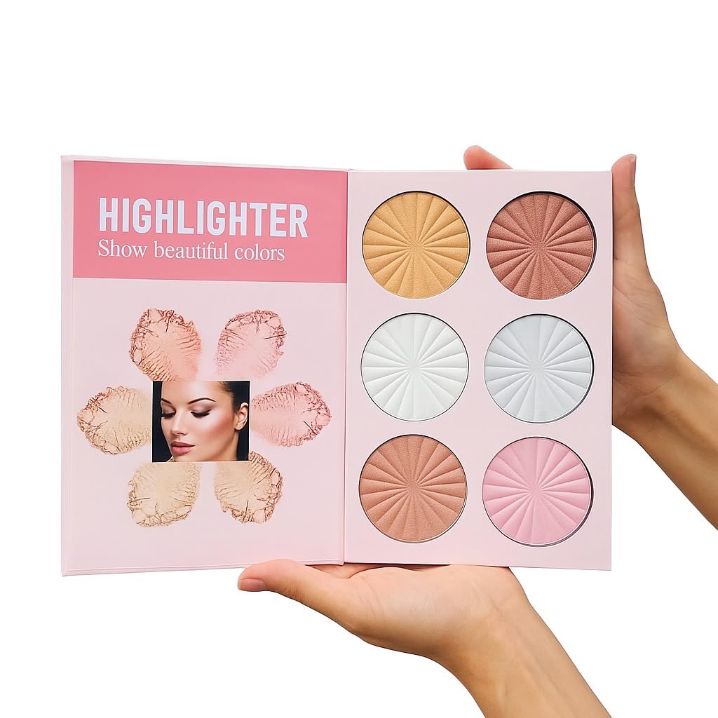 URBANMAC Waterproof All In One Makeup Book Contour Blusher Highlighter Eyeshadow Concealer (Butterfly) 1