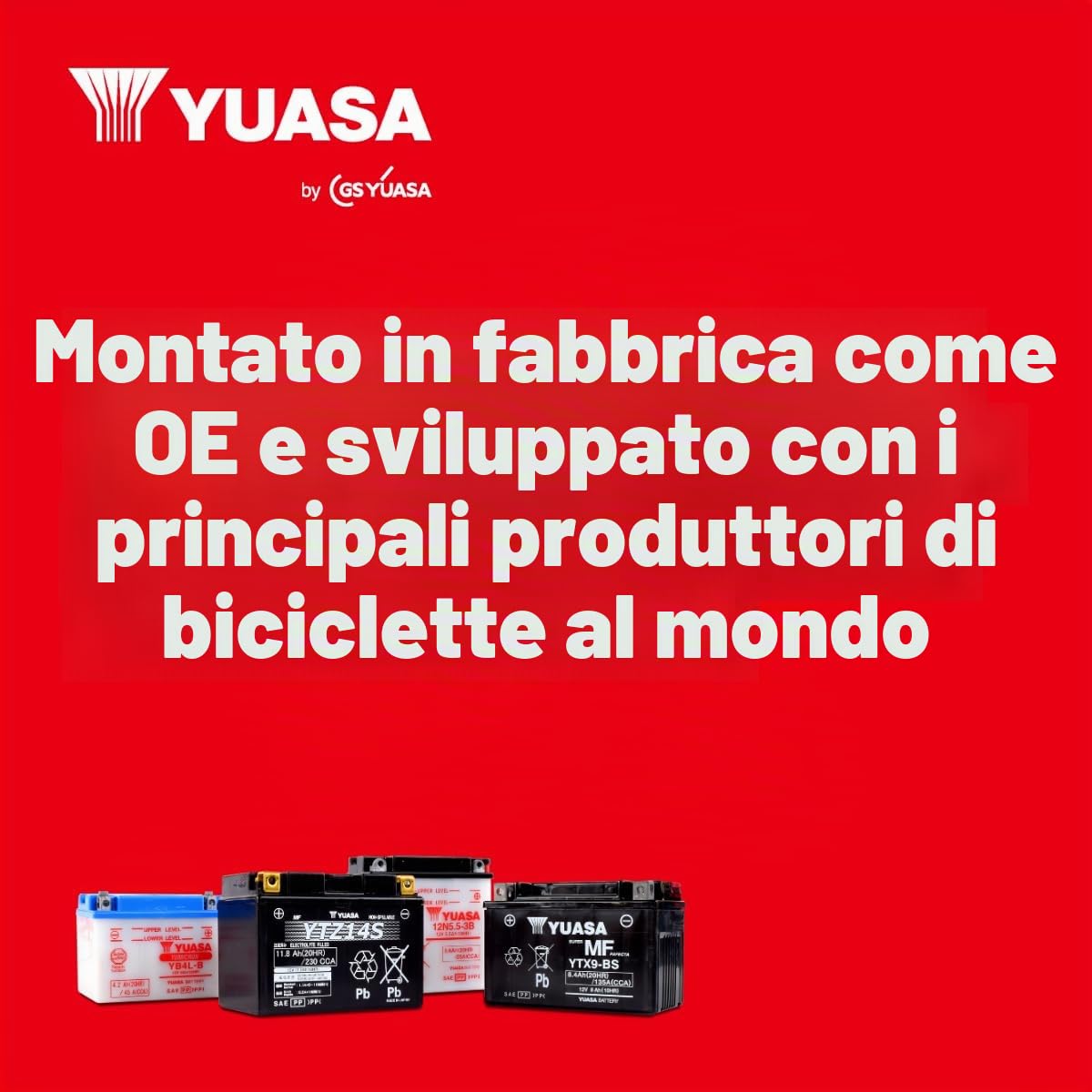 Yuasa YTX20L 12V 270 CCA Batteria per moto AGM VRLA senza manutenzione