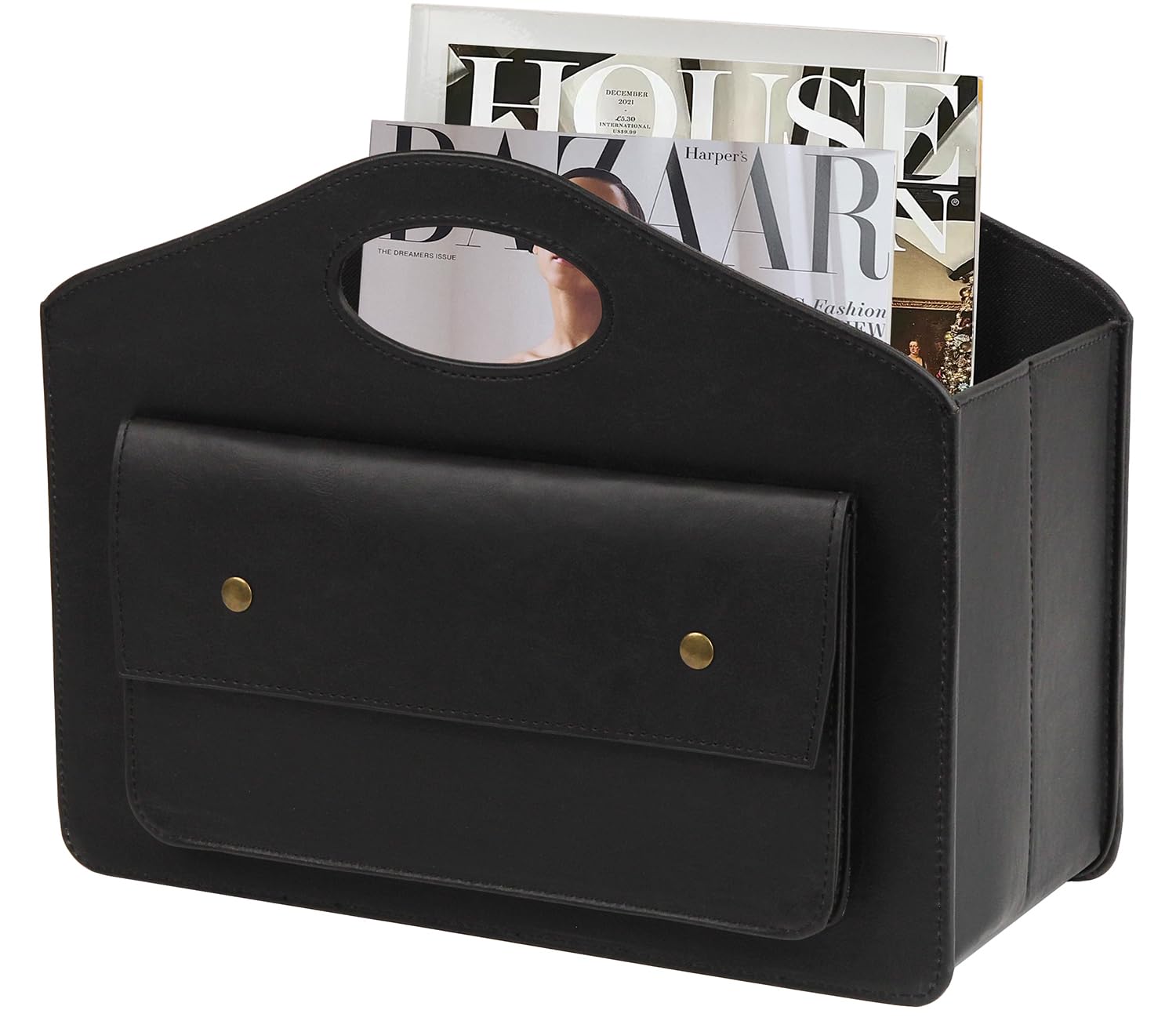 Amazon.com: HofferRuffer Magazine Basket Holder, Foldable Magazine Rack ...