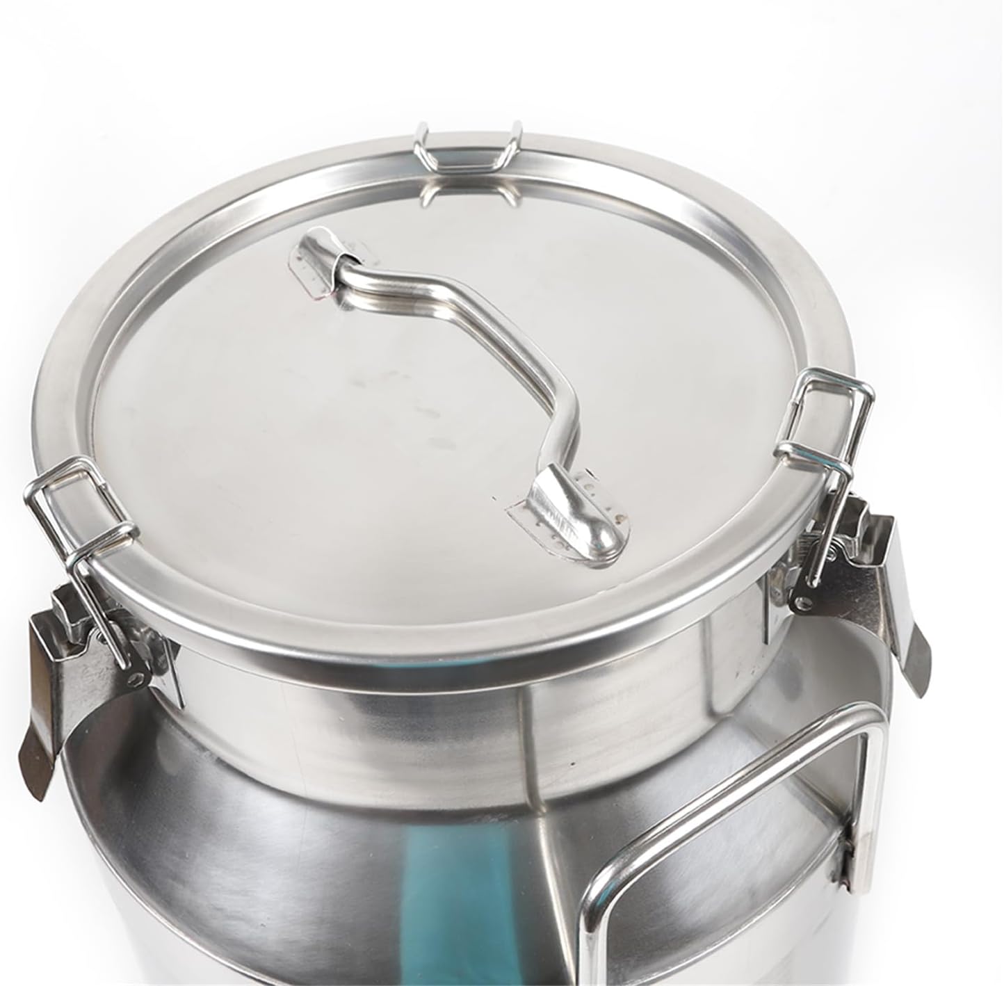 7.9 Gallon Milk Can Heavy Duty Milk Jug Wine Pail Bucket Bottle liquid Container Storage with Independent Embedded Silicone Sealed Lid(30 L)