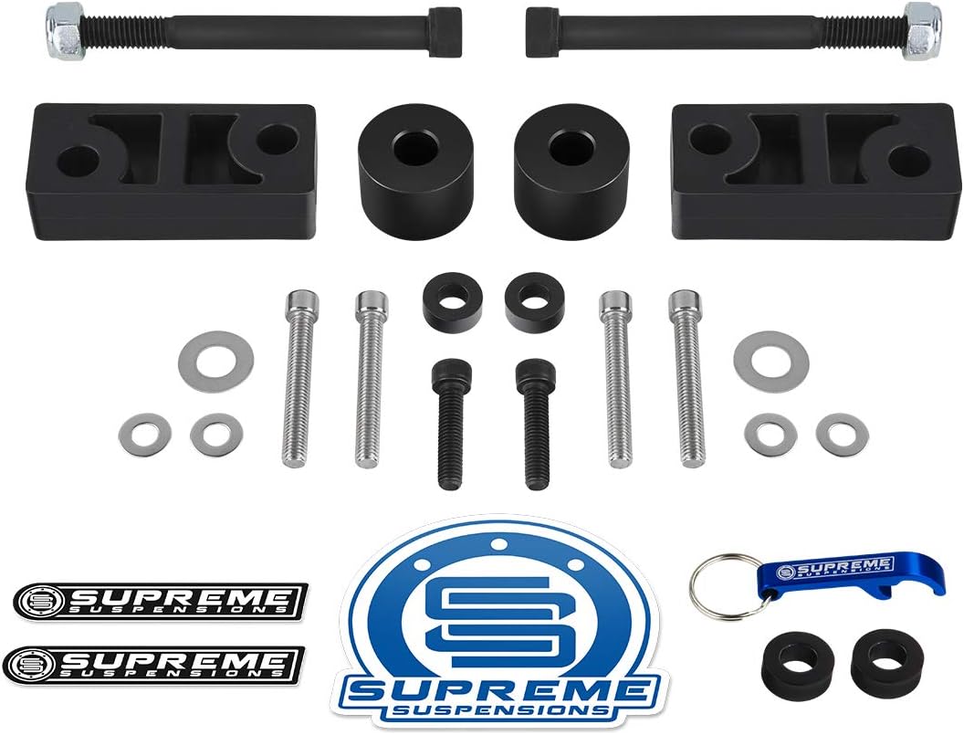Supreme Suspensions - Differential Drop Kit For Toyota Pickup IFS 4WD CNC Machined High-Crystalline Delrin Diff Drop Spacers & Sway Bar Brackets PRO - Can Cooler Included with Purchase
