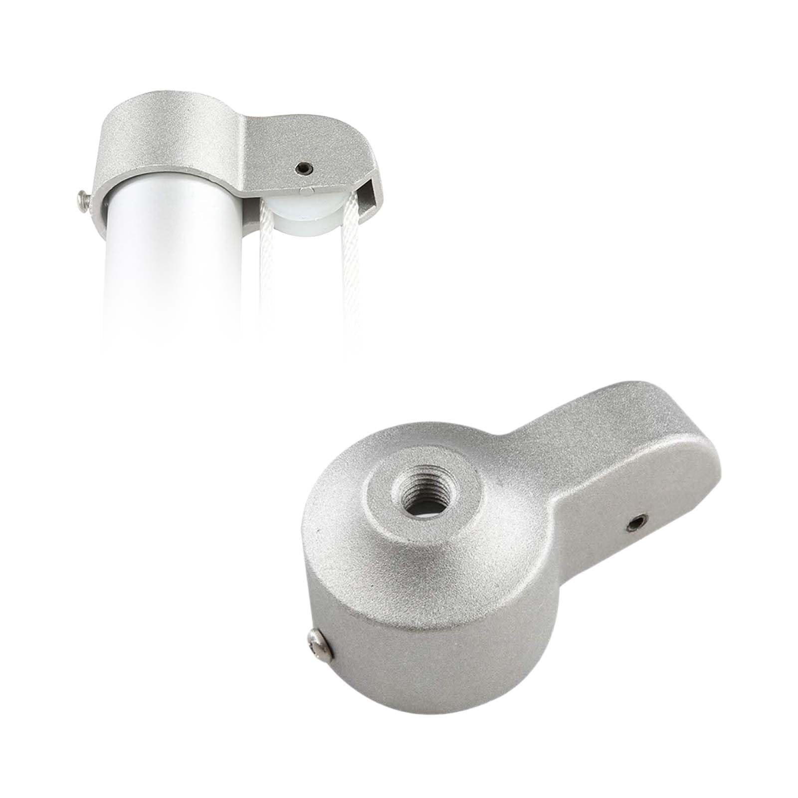 Camion Asta Bandiera, Accessori Asta di Bandiera Pesanti, Gancio Palo di Bandiera Camion, Puleggia per Pennone, Set di Accessori per Pennoni, Accessori per Asta portabandiera, con carrucola