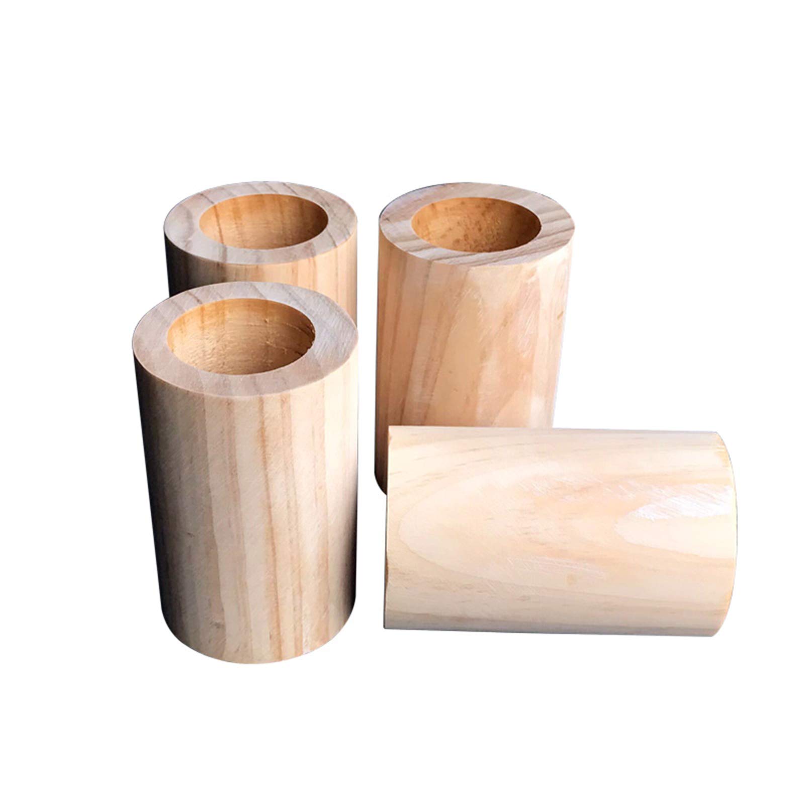 MYRDBT Meubelpootbankpoten, 4 stuks meubelpoten hout meubelverhoger meubels poten lifter bed verhogen meubels, lift voor meubels, houten tafel bureau bed lift