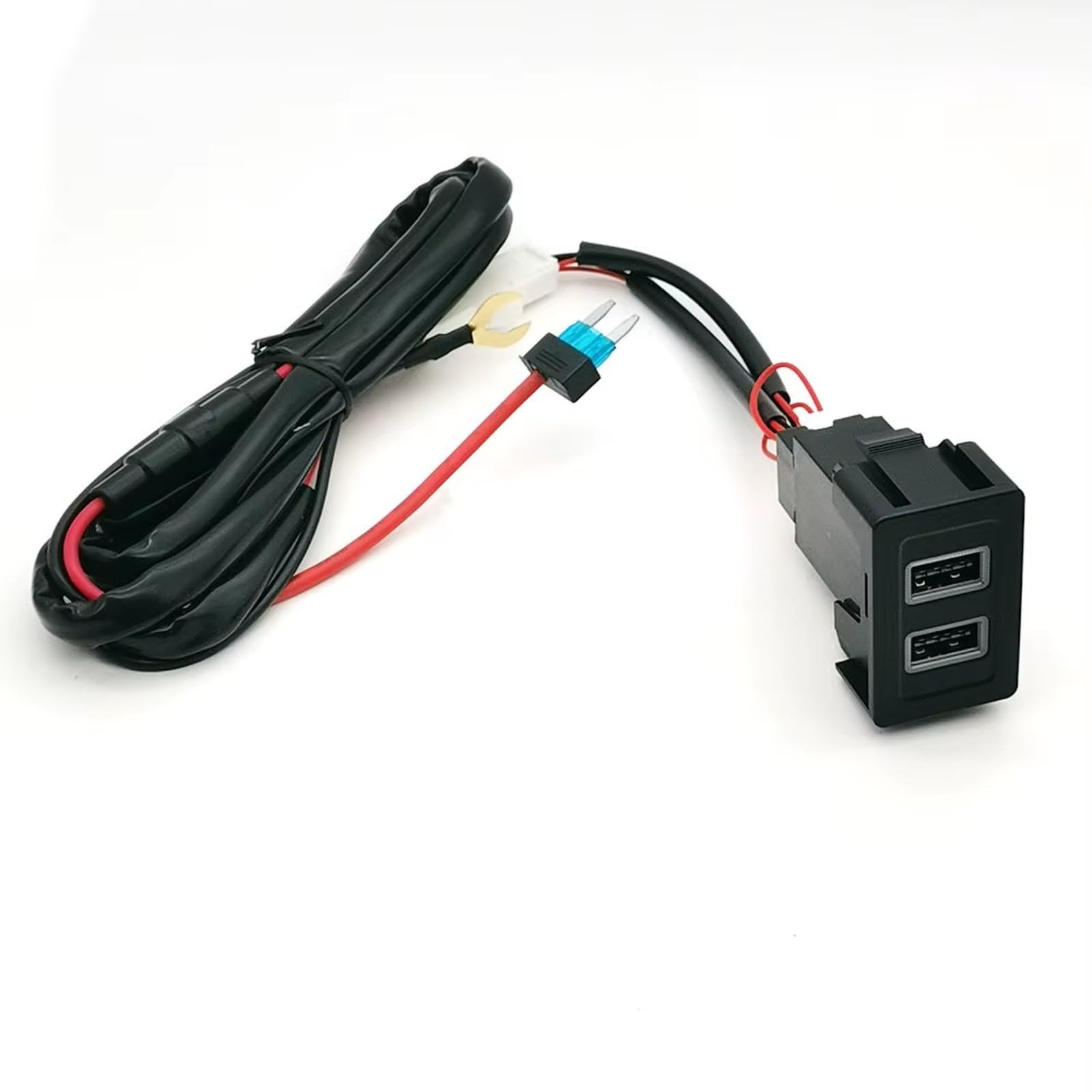 Consola USB Socket AUX Compatible Con Suzuki Para SX4 Para Swift Car Dual Para Adaptador Cargador Enchufe QC3.0 Adaptador Enchufe Interfaz Puerto USB Coche