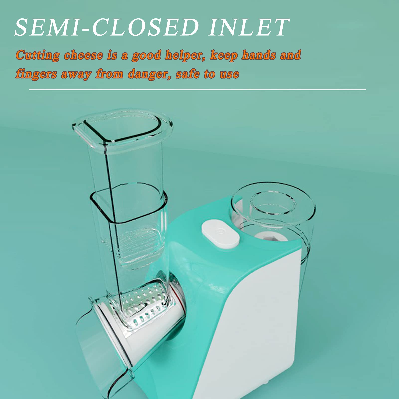 Grattugia Formaggio A Manovella In Acciaio - Multifunzione Per Cucina, Affetta E Trita Facilmente - Foto 8