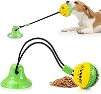 Vista 10 de Juguetes para perros, juguetes masticables para perros para masticadores agresivos, cuerda con ventosa para entrenamiento de cachorros, golosinas