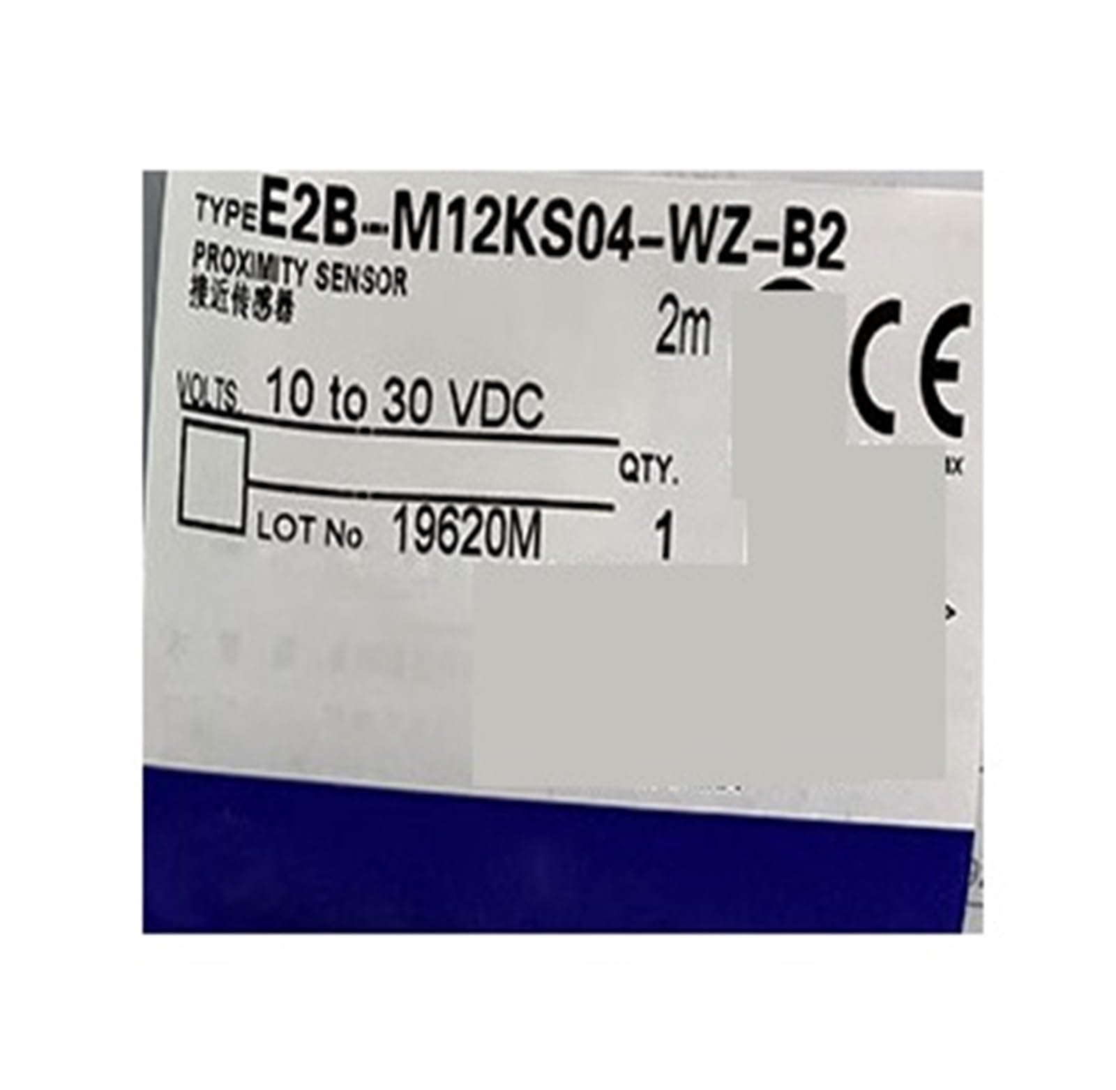 Capteur E2B-M12KS04-WZ-B1 cylindrique laiton Omron pour automatisme industriel