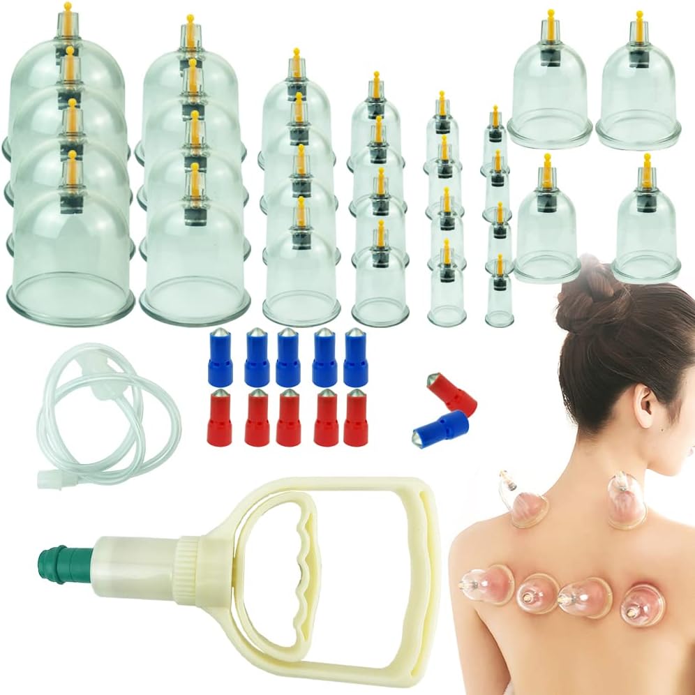 MYMM Hijama 26 Vacuum Cupping Sets with Vacuum