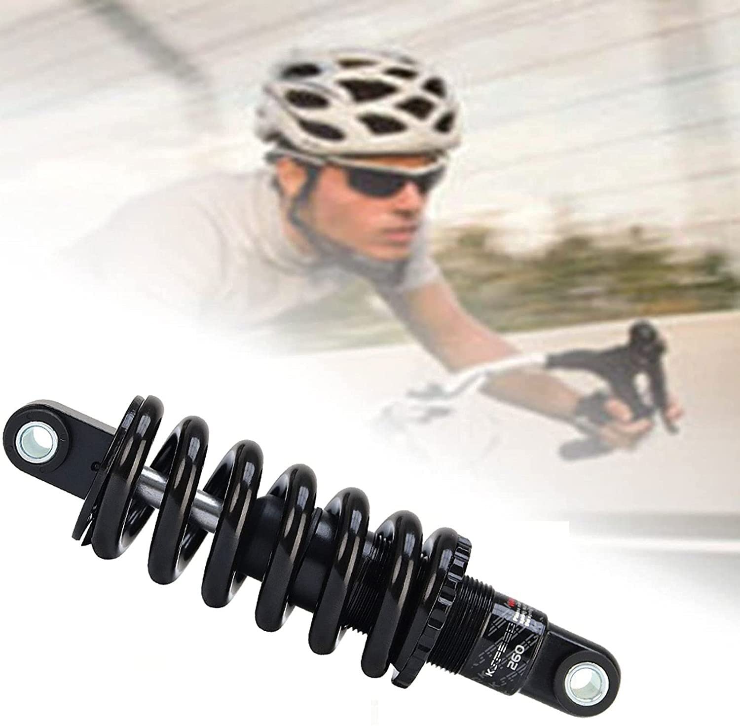 Zamienny tylny amortyzator do roweru górskiego zjazdowego 6,5 cala i wózka inwalidzkiego 7, z tuleją(190mm-350lbs)