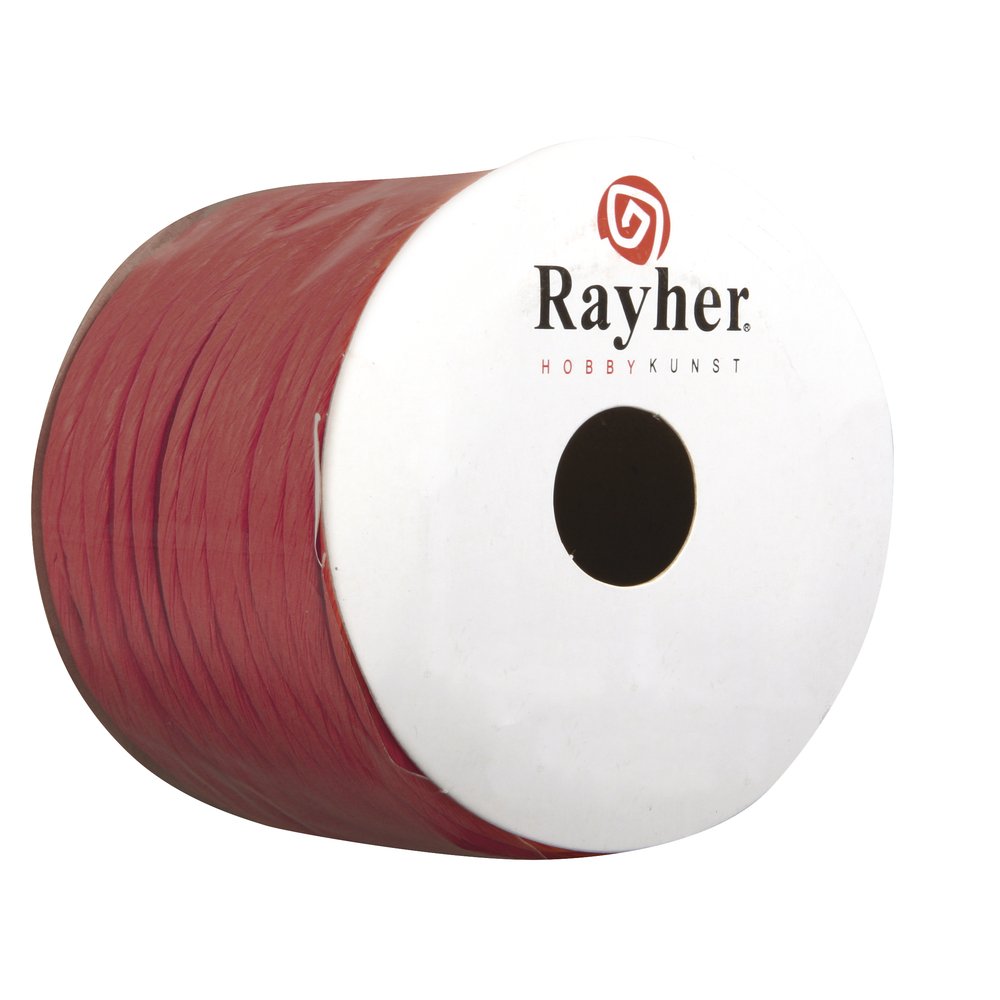 RAYHER HOBBY 5116018 Paper Cord with Wire, 2 mm, Roll 25 m, White