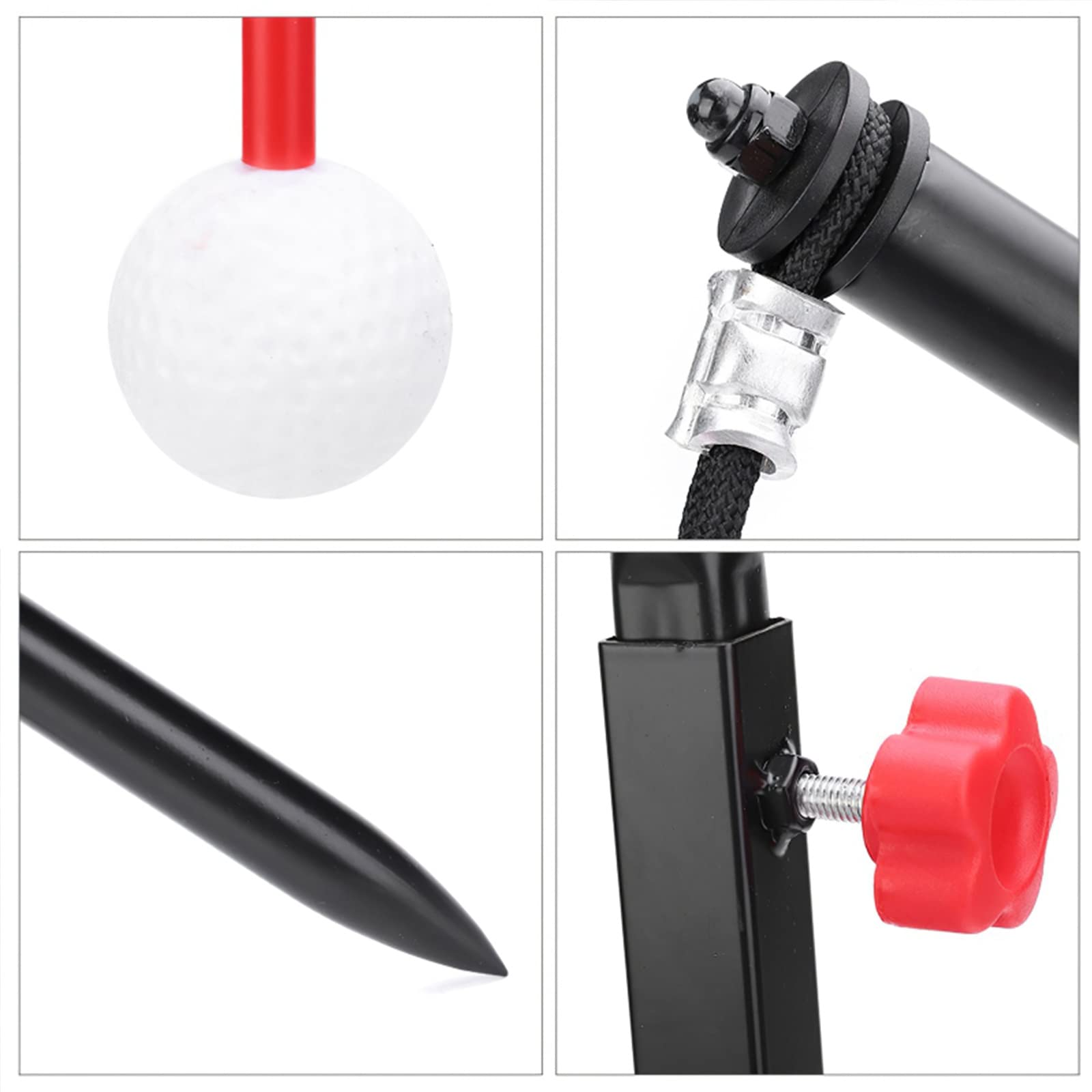 DYTWXG Golfschwung-Trainingshilfe, Golfhaltungskorrektur, tragbarer Golfschwung-Groover-Schlagtrainer für Indoor-Outdoor-Sportarten Golfball-Übungswerkzeug