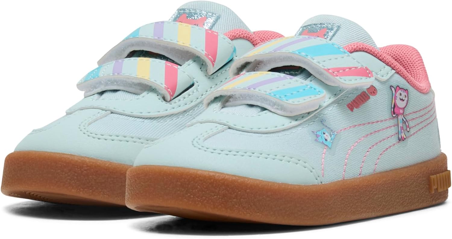 Puma Baby-Girls Gabby's Dollhouse Club II Era Hook and Loop Shoes