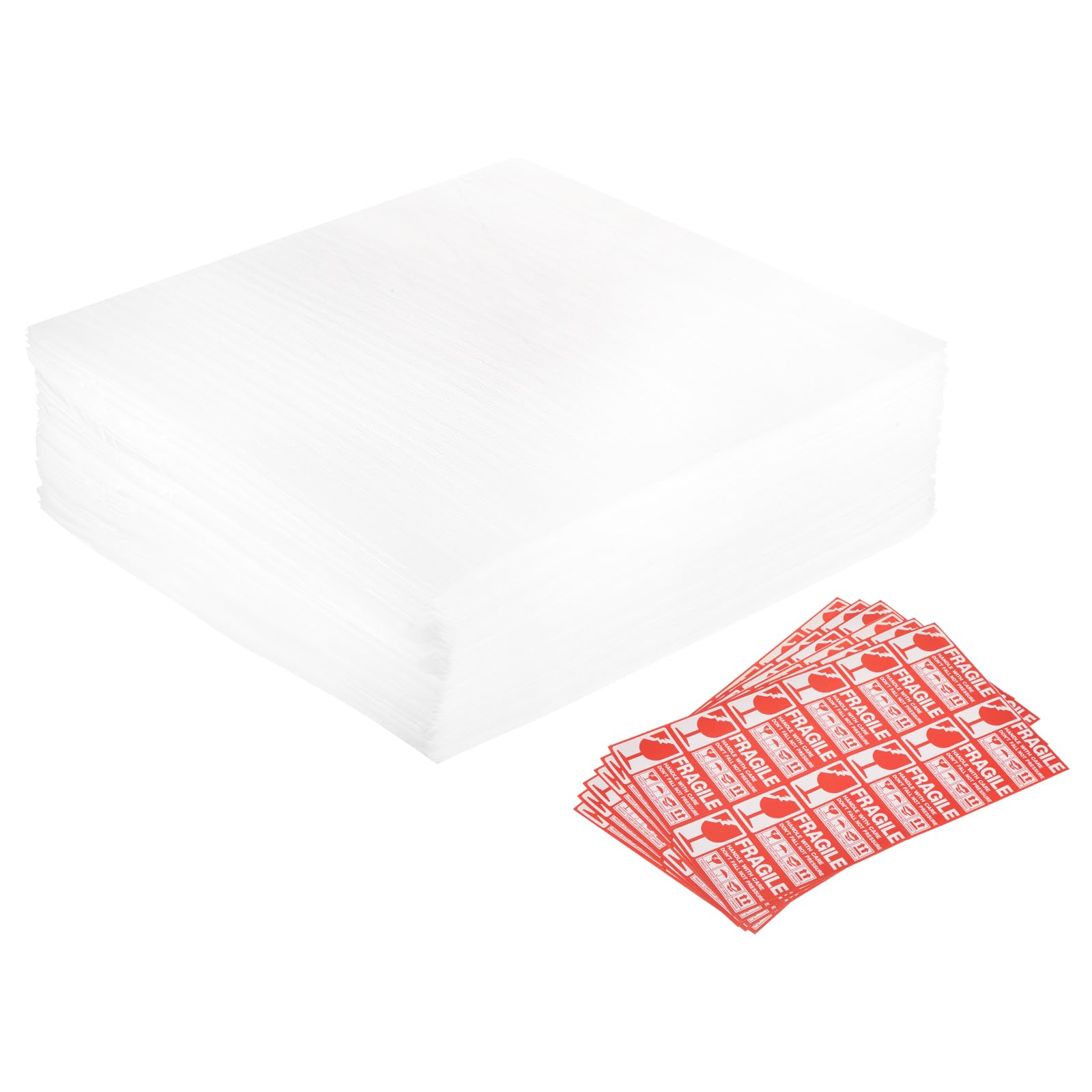 QUARKZMAN 100pcs Poches De Rembourrage En Mousse 9.8x9.8 Pouces