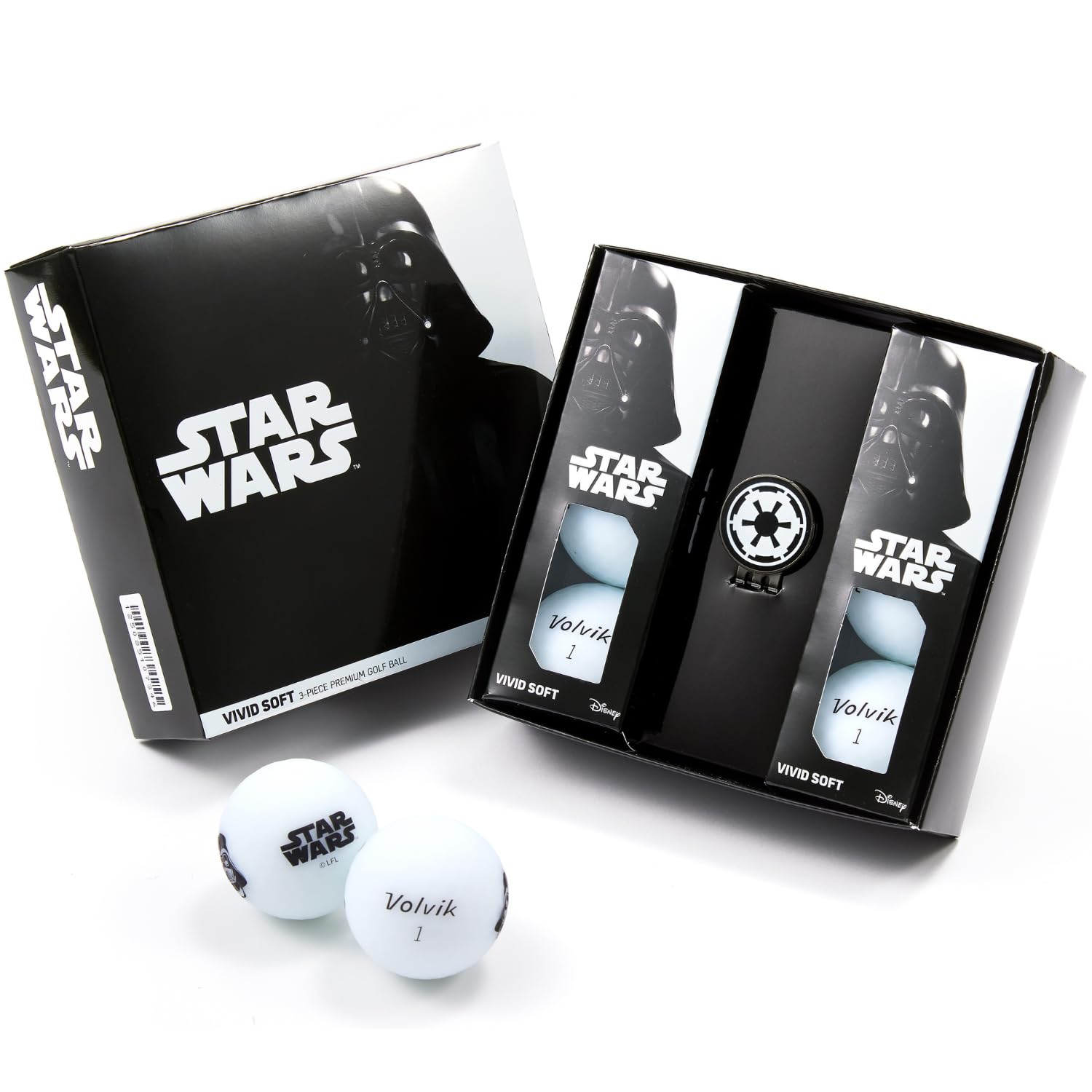 Volvik Darth Vader Golf Ball Gift Set (6 Pack)