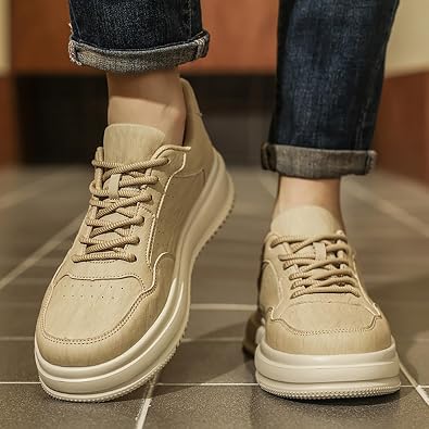Men's Casual Shoes Dress Sneakers Leather Sneakers for Men Skate Shoes Tenis de Moda para Hombre