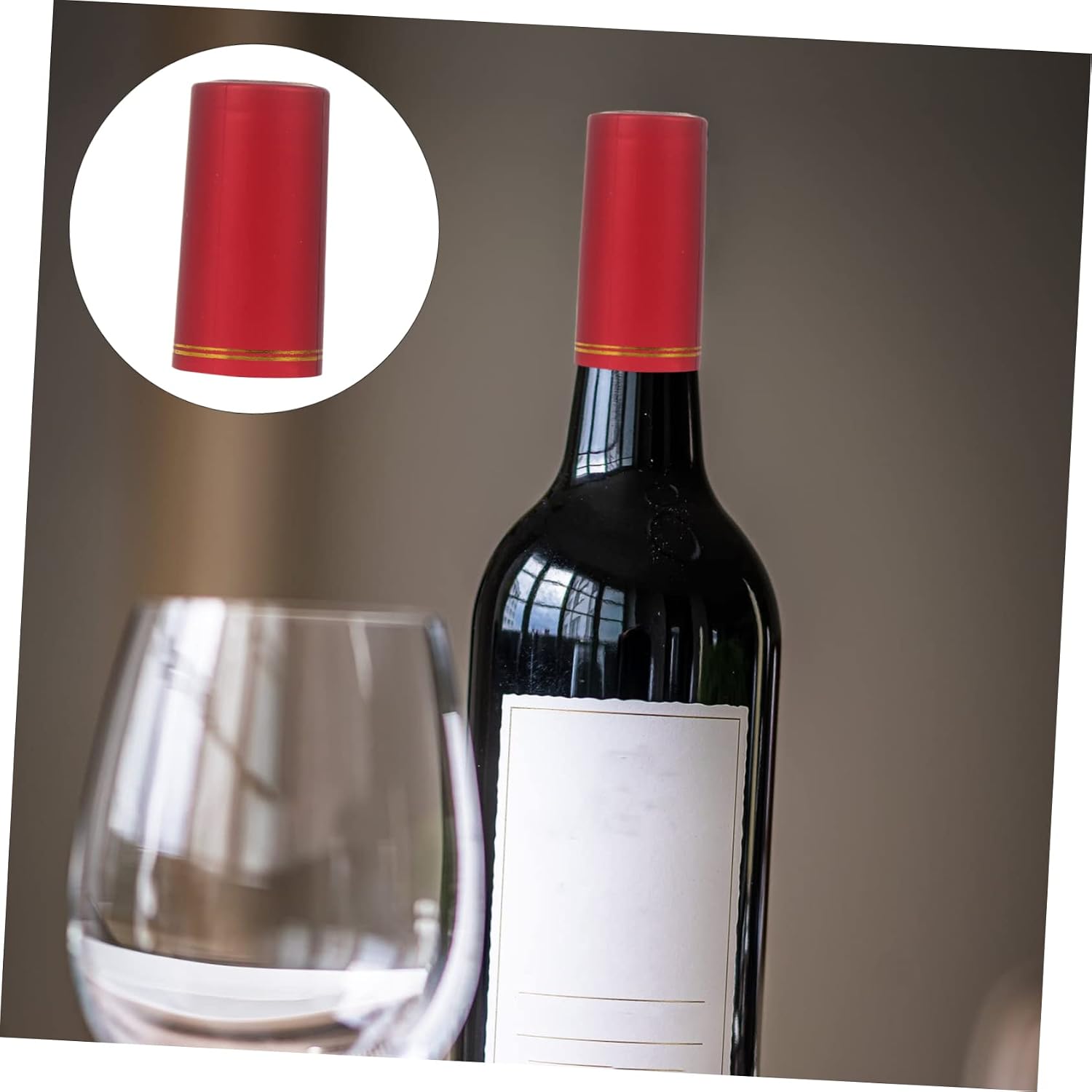 Zerodeko 300pcs Heat Shrink Sealing Caps for Wine Bottles Bottle Stopper Material Wine Accessories