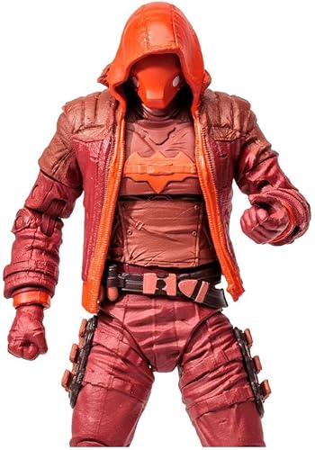 Miniatura 2 de McFarlane Toys, DC - Figura de acción con capucha roja de etiqueta dorada de 7 pulgadas con 22 partes móviles, figura coleccionable de DC Batman