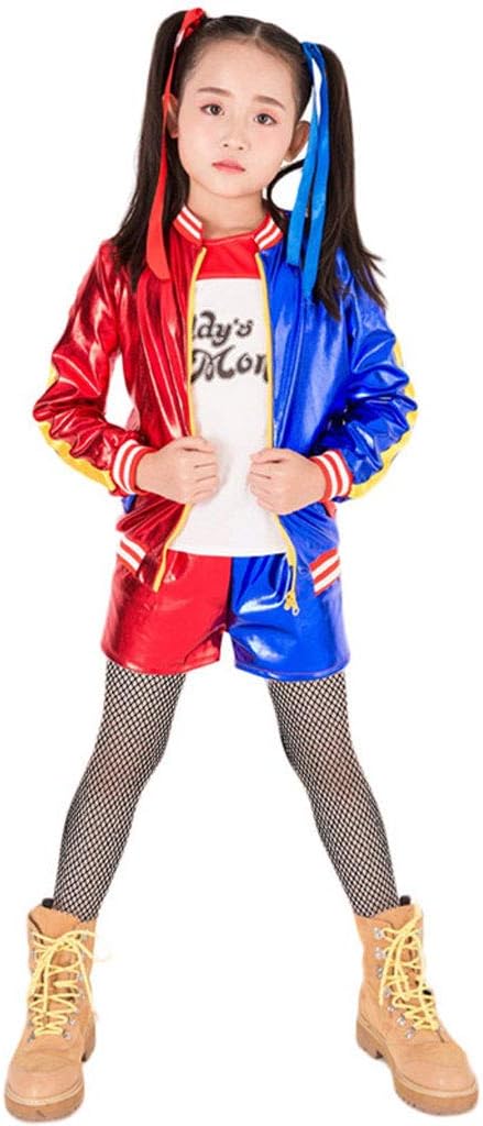 Cappotto T-Shirt Top Shorts Pantaloni Guanti Set di Accessori Mr.LQ Costume  Cosplay per Bambini Suicide Squad Harley Quinn per Adulti Giochi  d'imitazione e accessori di travestimento urban-earth.co.uk